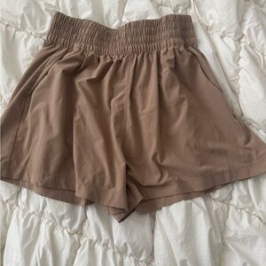 Vuori Beige Ruched Fabric